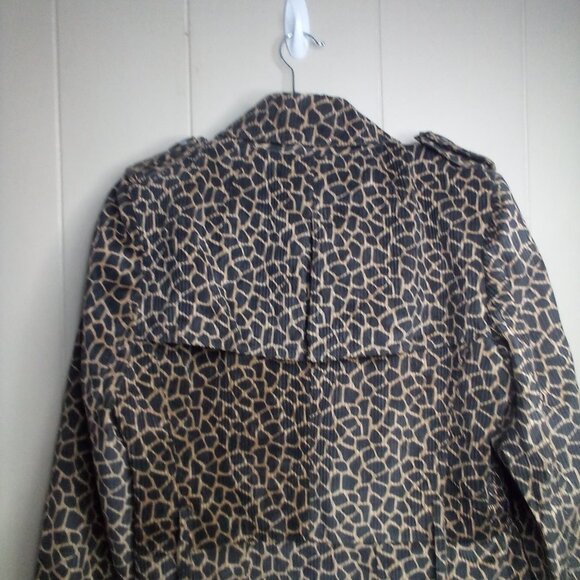 Randy Kemper Blazer Jacket 10 Animal Print Button Up - Picture 4 of 16